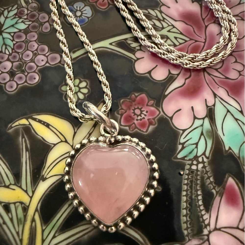 Sterling Silver Heart Pendant Necklace